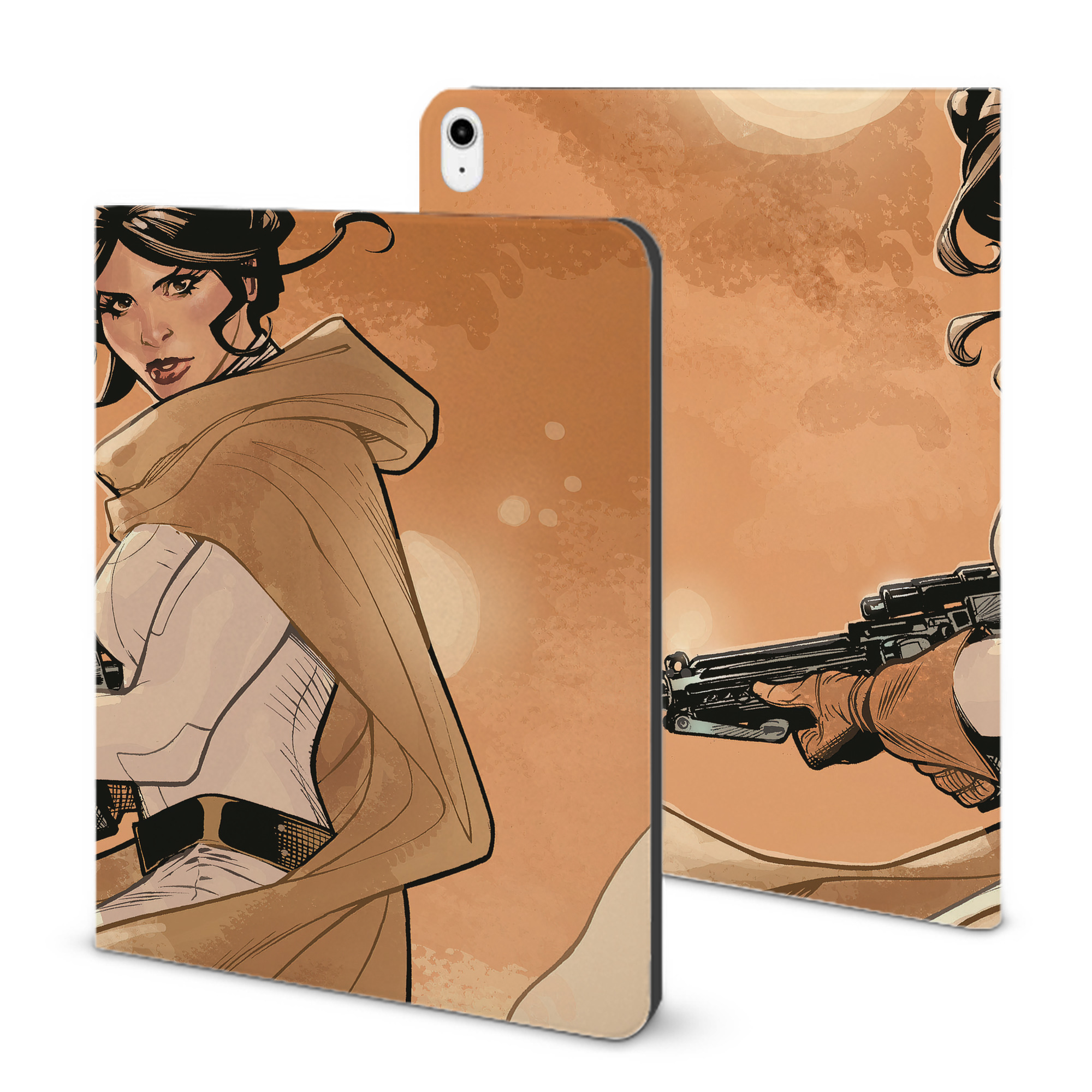 （画像用） スター・ウォーズ Star Wars IPadケース ペンホルダー付き ブックスタイルデザイン